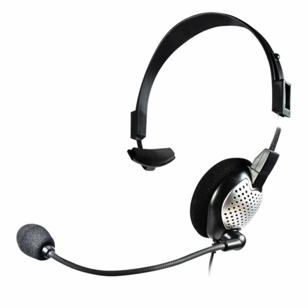 Andrea Communications NC-181 Monaural Computer Headset with Twin 3.5mm Plugs