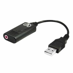 Andrea Communications USB-MA Premium External USB Sound Card Microphone Adapter