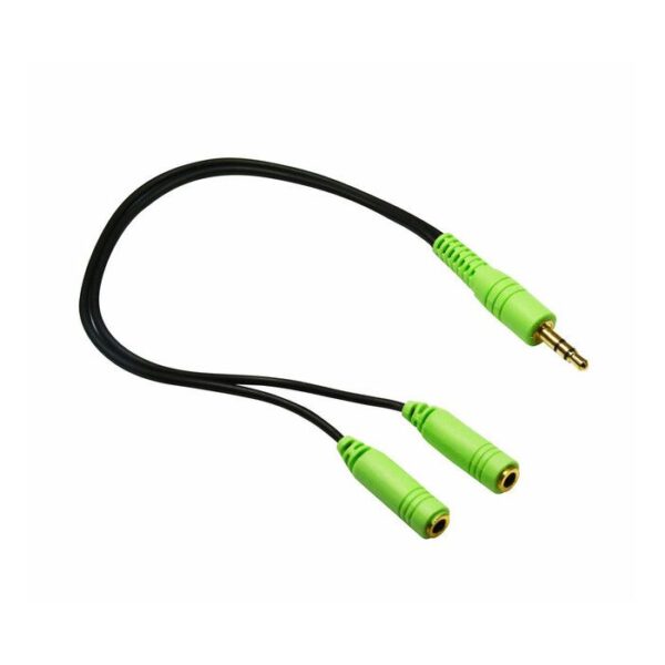 Andrea Communications Y-100 Green Splitter Cable